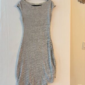 Max Studio Black and White Striped Dress